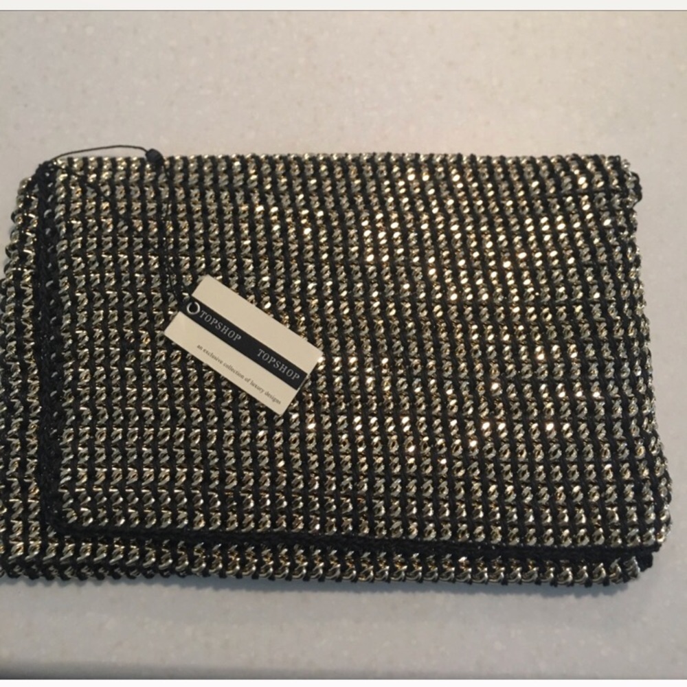 Topshop Chain Mail Clutch